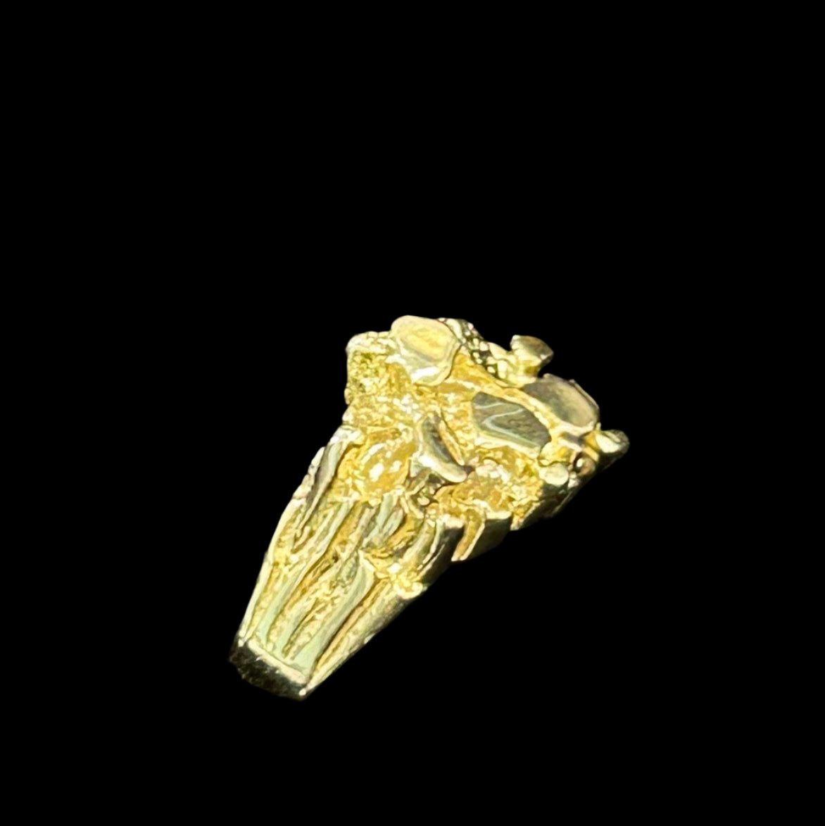 10K Nugget Ring pinky