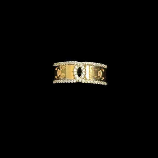 14k CC Ring 3T