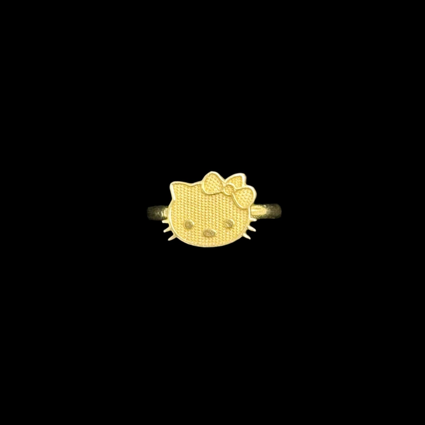 14K Hello Kitty Face Ring