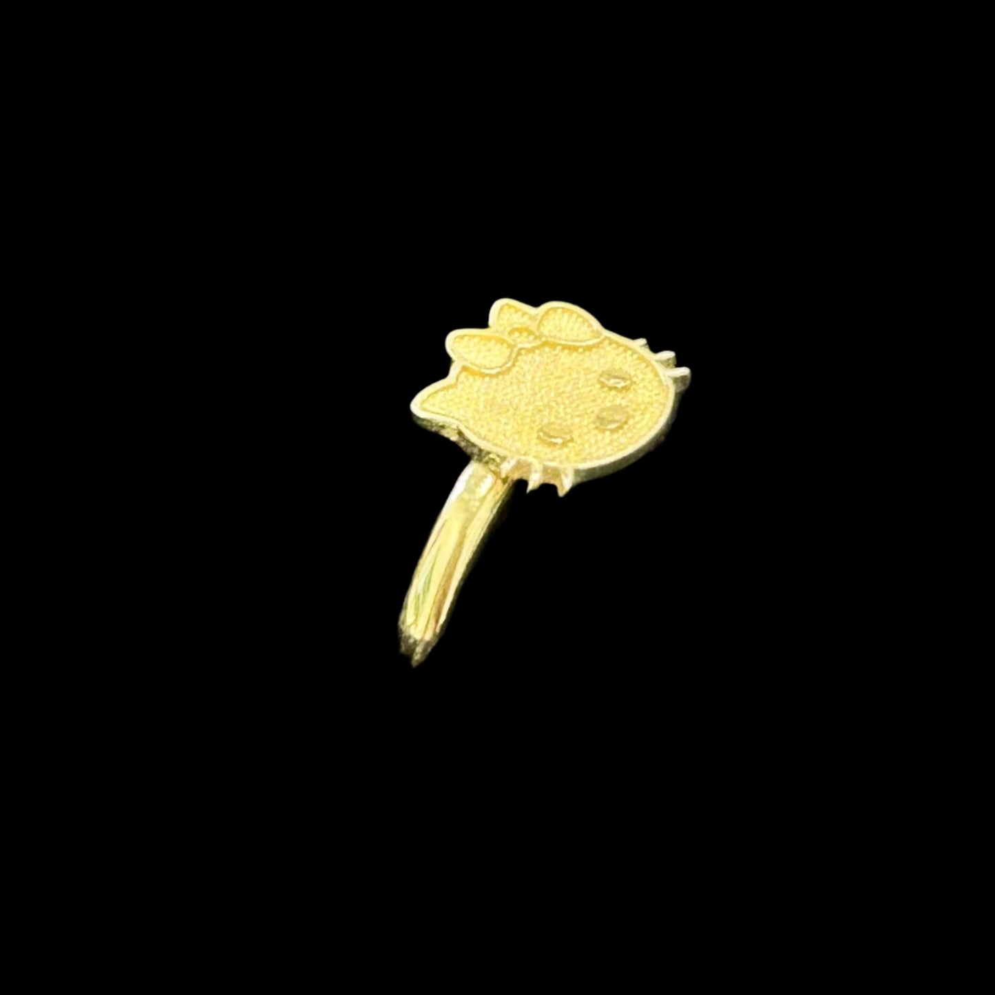 14K Hello Kitty Face Ring
