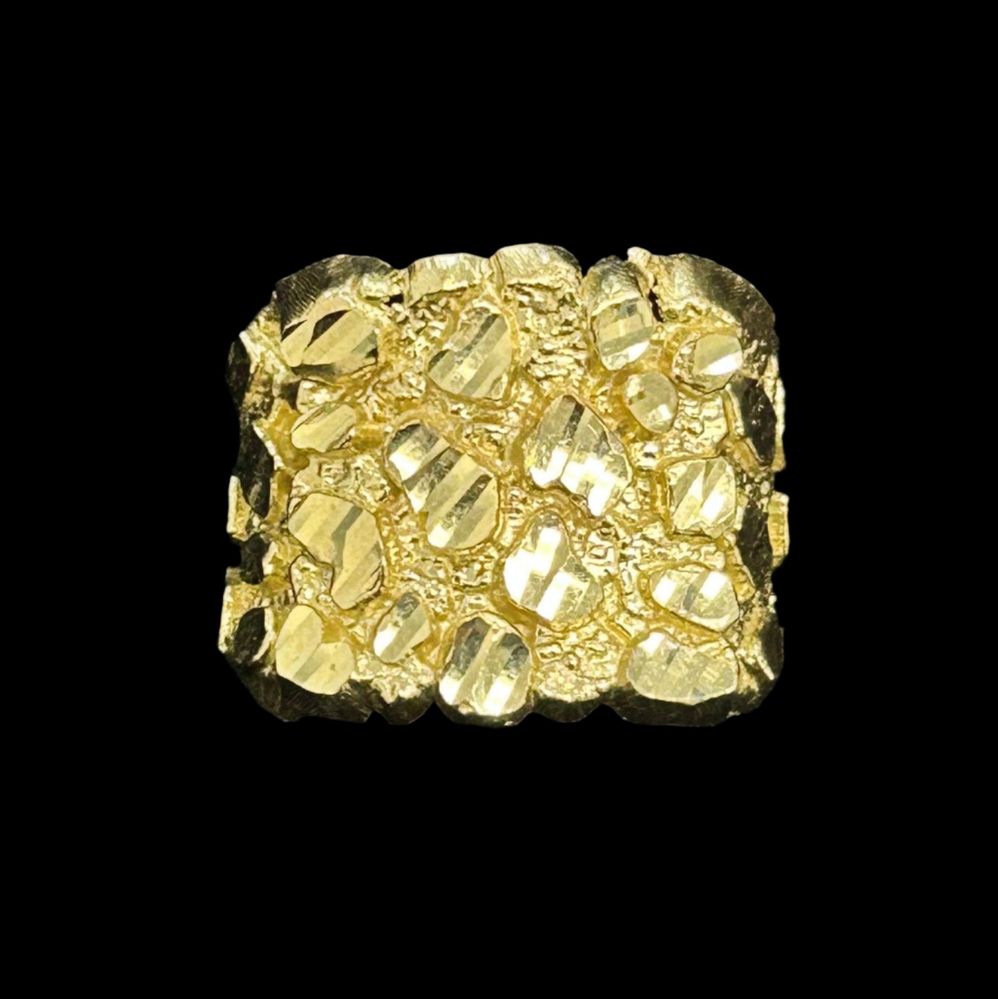 10K Nugget Ring 1/2"