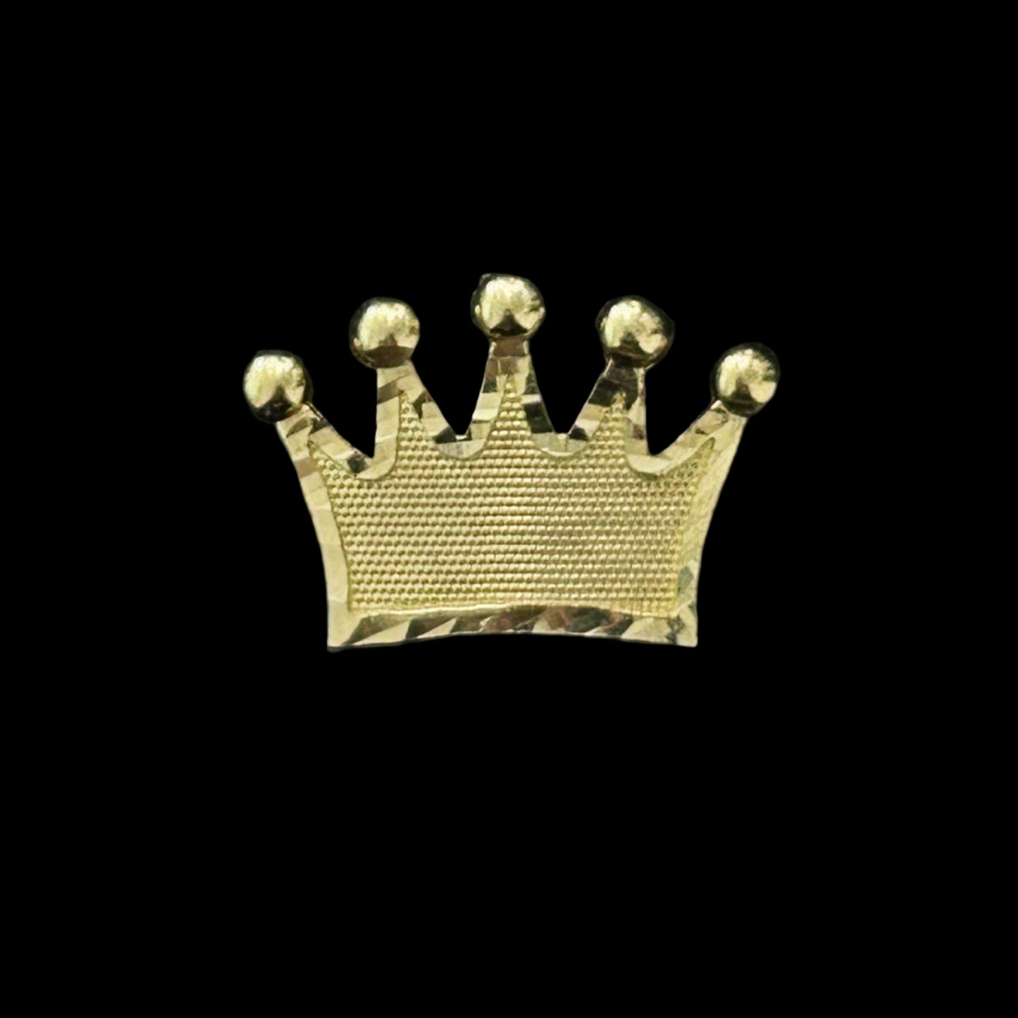 10K Flat Crown Ring